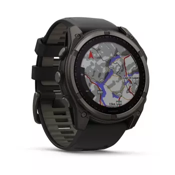 Garmin fenix 8 3,56 cm (1,4 colio) 51 mm skaitmeninis jutiklinis ekranas 280 x 280 pikselių titano korpusas su Wi-Fi ir GPS