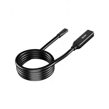 Prailginimo laidas Unitek U1335ABK01 USB-C (vyriška) į USB-C (moteriška), 10 Gbps, 5 m, juodas