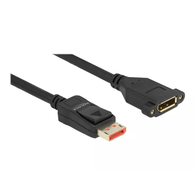 DisplayPort ilginimo kabelis panel-mount DeLOCK 87095 8K 60 Hz 1 m