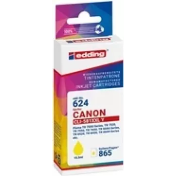 edding kasetė EDD-624 geltona suderinama su Canon CLI-581XXL Y