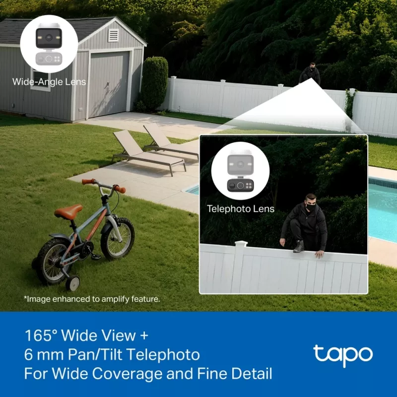 TP-Link Tapo C645D KIT, belaidė saulės energija varoma PTZ kamera, 3 MP