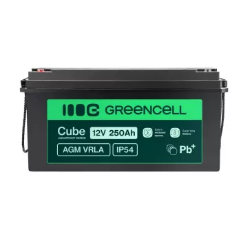 Akumuliatorius AGM VRLA 12V 250Ah IP54 GREENCELL