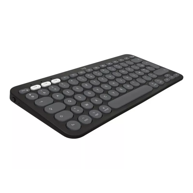 Logitech Pebble 2 Combo for Mac belaidė klaviatūra ir pelė QWERTZ vokiška grafito spalva