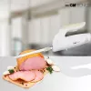 Elektrinis peilis CLATRONIC EM 3062, rankinis maisto pjaustytuvas, baltas, nerūdijančio plieno ašmenys, 160 W