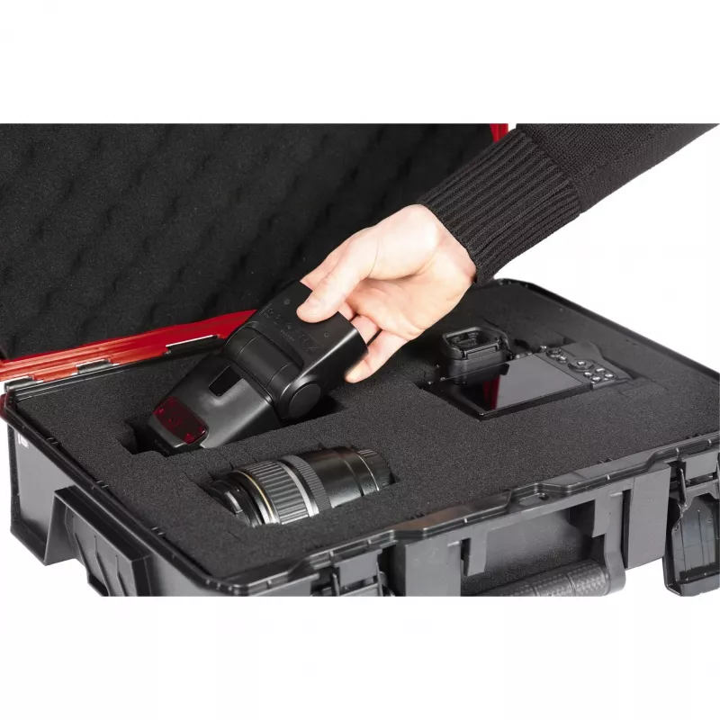 Dėklas įrangai Einhell 4540013 su putplasčiu juodas 280x420x65 mm