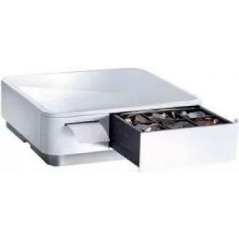 Kasos spausdintuvas su stalčiumi Star Micronics mPOP 39655290 USB-C baltas, kompaktiškas POS viskas viename