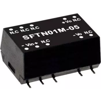 Maitinimo adapteris MEAN WELL SFTN01N-05 1W 5V Įėjimas 21.6-26.4V