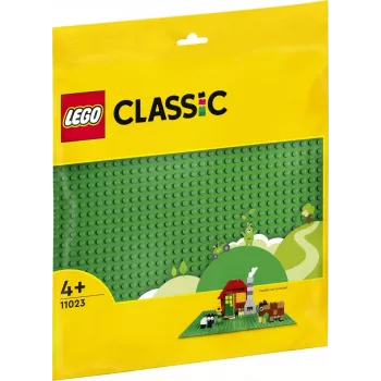 LEGO Classic žalias pagrindas 11023 – 32x32 smeigių kvadratinė statybinė lenta pievelės pagrindui