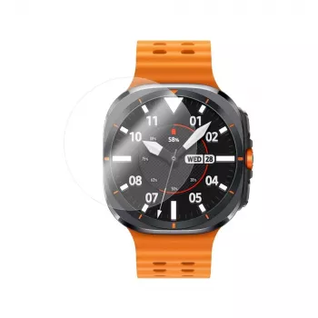 Grūdinto stiklo apsauginis stikliukas FIXED, skirtas Samsung Galaxy Watch Ultra — skaidrus, 2 vnt.