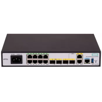 Hewlett Packard Enterprise HPE FlexNetwork MSR958X - Maršrutizatorius su 8 prievadų jungikliu - 1GbE - WAN prievadai: 6 - Wi-Fi - montuojamas į stelažą (S0P11A)