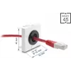 Kabelio įvadas DELOCK Easy 91072, apvalus 16 mm skersmens stalviršiui
