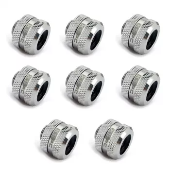 XSPC Jungtis G1/4 iki 14mm kieto vamzdelio, chromuota - 8 vnt.