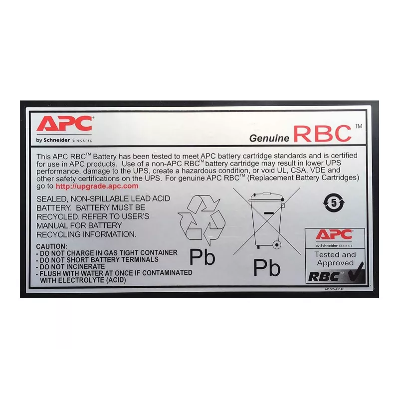 APC baterijų keitimo kasetė APCRBC110 (OEM), 84 VAh, VRLA