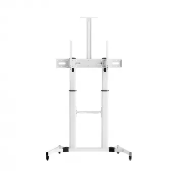 Sbox FS-3610 Grindinis stovas itin dideliems LED televizoriams 60-100 colių 100 kg Baltas