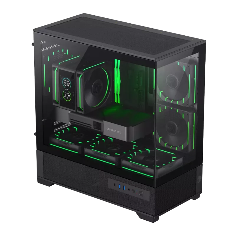 Gamemax korpusas VISTA 2 MB | M-ATX