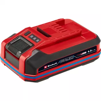 Įkraunama baterija EINHELL Power X-Change Plus 18V 4.0Ah – atspari vandeniui, su trumpojo jungimo apsauga