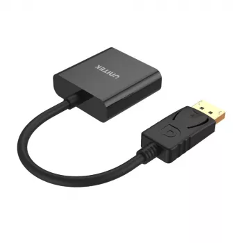 UNITEK Y-5118E DisplayPort į VGA adapteris, juodas, kištukas
