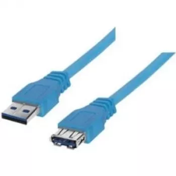 USB laidas ShiverPeaks 1,8 m USB 3.2 Gen 1 USB A mėlynas