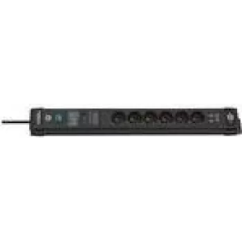 Maitinimo skirstytuvas Brennenstuhl Premium-Line 6 lizdai 3,0 m laidas 2x USB