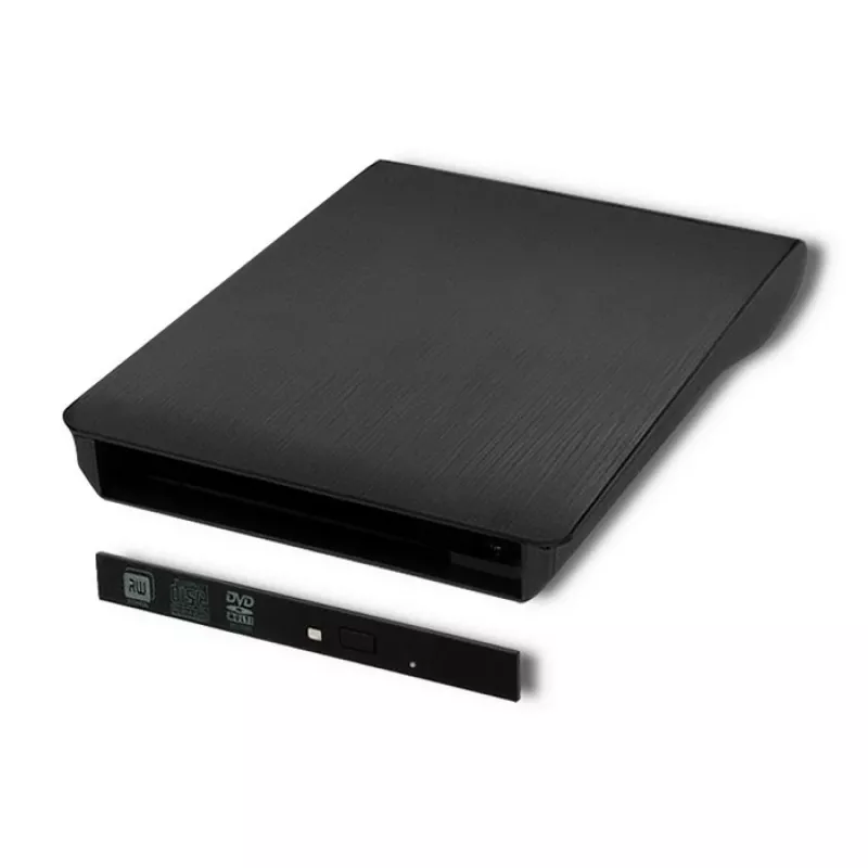 Išorinis optinių diskų dėklas CD/DVD SATA, USB 3.0, 9,5 mm