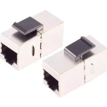 Keystone modulis ShiverPeaks S/CONN 08-10010 Flat Silver RJ-45 24 vnt.