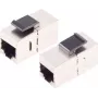 Keystone modulis ShiverPeaks S/CONN 08-10010 Flat Silver RJ-45 24 vnt.
