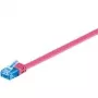 Goobay RJ-45 CAT 6a 0,5 m plokščias tinklo kabelis