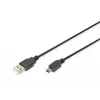 Jungiamasis laidas USB A / miniUSB B M/M 1 m juodas