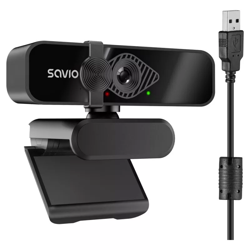 Savio CAK-06 internetinė kamera 3840 x 2160 pikselių USB juoda