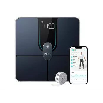 Anker Eufy išmaniosios svarstyklės P2 Pro, maksimalus svoris 180 kg, daug vartotojų