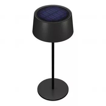 LED stalinė lempa RealPower TableLight 300 4W juoda saulės