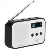 Nešiojamas skaitmeninis radijas Adler AD 1907 – AM/FM, skaitmeninis imtuvas, žadintuvas, USB-C, 600 mAh baterija, LCD, 20 išankstinių stočių, teleskopinė antena