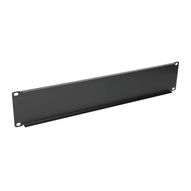 Extralink Front Blank Panel 2U 19 colių juodas plieninis aklinis skydas
