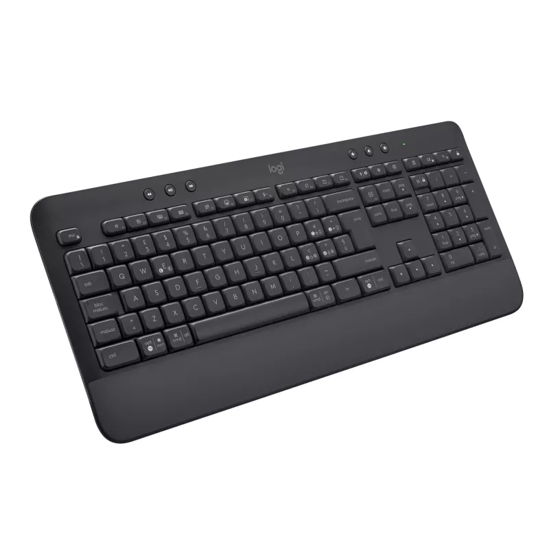 Logitech Signature – belaidė klaviatūra – Bluetooth 5.1 – QWERTY itališkas išdėstymas – grafito spalva (920-010915)