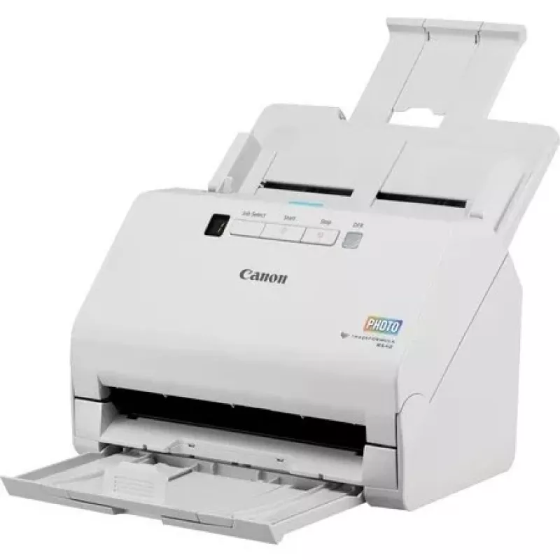 Canon imageFORMULA RS40 nuotraukų ir dokumentų skaitytuvas, 600 x 600 DPI, 40 ppm, 30 ppm, pilkų atspalvių, vienspalvis, lakštų padavimo, baltas