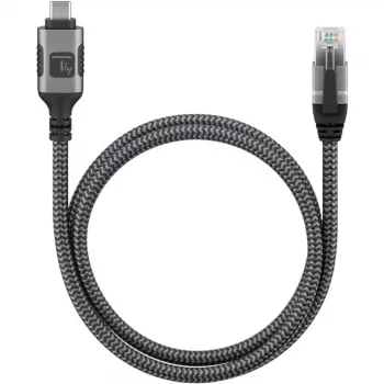 Techly ICOC U3C-RJ45-010 tinklo kabelis 1 m Cat6 F/UTP (FTP)