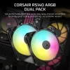 Ventiliatorius Corsair RS140 ARGB 14 cm juodas 330-1700 RPM
