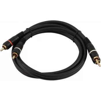 RCA (Cinch) garso kabelis Omnitronic 30209352 2x2 0,3 m