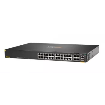Hewlett Packard Enterprise HPE Aruba Networking CX 6200F 24G 4SFP+ jungiklis - valdomas L3 - 24 x 10/100/1000 + 4 x 100/1000/10G SFP+ - priekiniai prievadai
