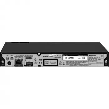 Panasonic Blu-ray grotuvas DMP-BDT167EG Xvid, MKV, MP4, FLAC, MP3, AAC, ALAC, DSD su Wi-Fi ir USB