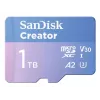 SanDisk Creator MicroSD atminties kortelė 1TB, didelis greitis iki 190 MB/s