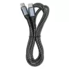 USB laidas Qoltec 52358 1,5 m USB C juodas USB 2.0 0,48 Gbit/s
