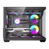 Korpusas DarkFlash B275 PRO (juodas) su 6 ventiliatoriais