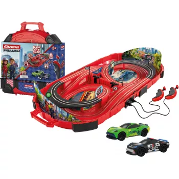 CARRERA lenktynių trasa Speed Arena Police Chase – slot car lenktynių rinkinys