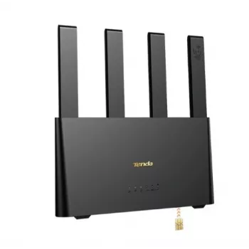 Maršrutizatorius TENDA 4G08 4G LTE Wi-Fi dviejų juostų 2,4/5 GHz, 4 integruotos antenos, 2 LAN prievadai, iki 867/300 Mb/s