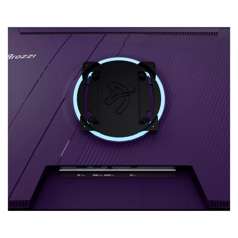 Monitorius Arozzi Nova 24 colių (60,5 cm) Full HD 1920×1080 LED 1 ms 16:9 178° VESA violetinis su garsiakalbiais