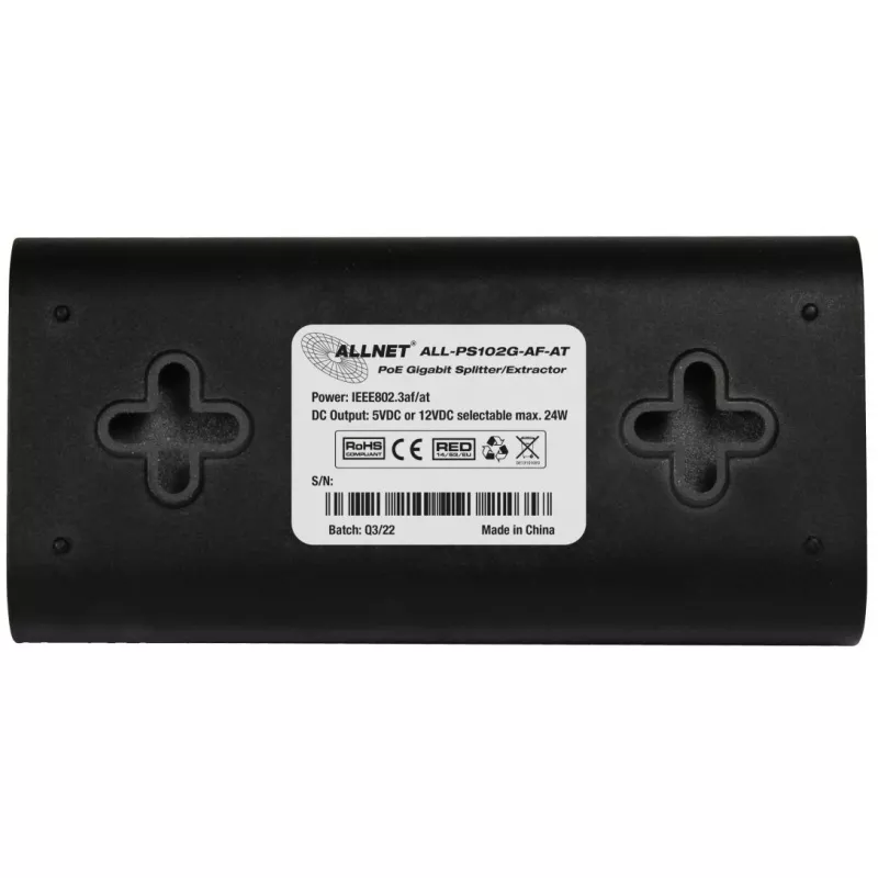 ALLNET ALL-PS102G-AF-AT Gigabit PoE skirstytuvas 24W
