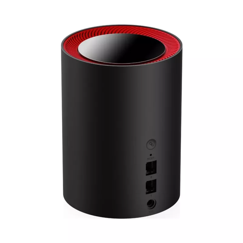 Cudy M3000 2 rinkinys Dviejų juostų (2,4 GHz / 5 GHz) Wi-Fi 6 (802.11ax) Juoda, Raudona 1 Vidinė