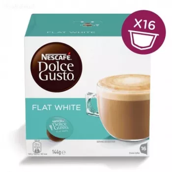 Nescafe Dolce Gusto Flat White kavos kapsulės, 16 vnt.
