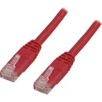 Deltaco UTP raudonas 0,5 m RJ-45 Cat6 tinklo kabelis